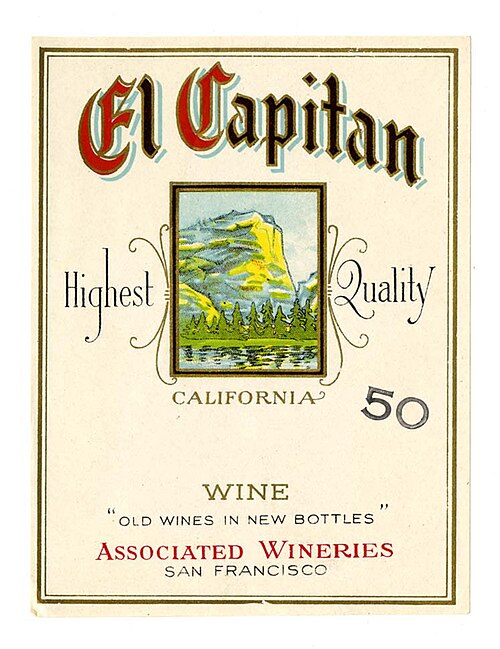 File:Wine label, Associated Wineries, El Capitan (14145560130).jpg