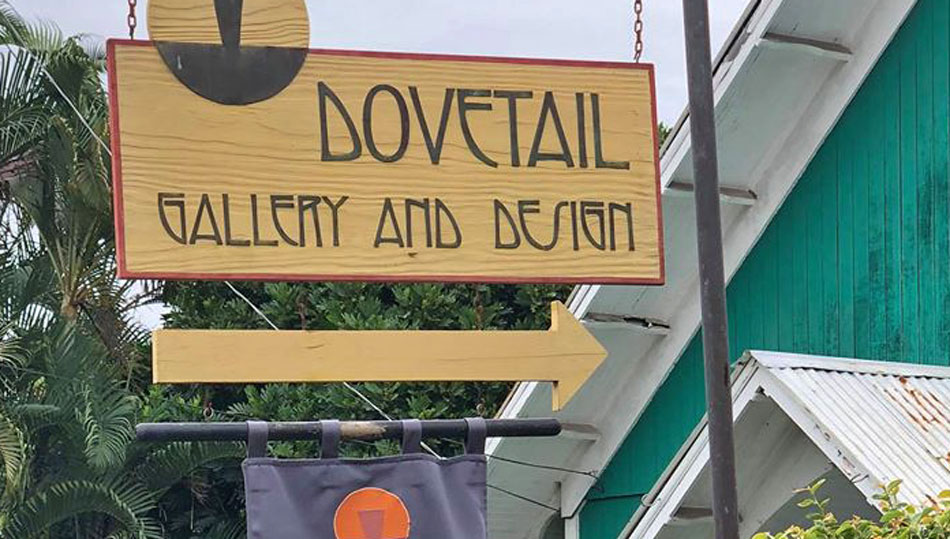 Dovetail Gallery Sign