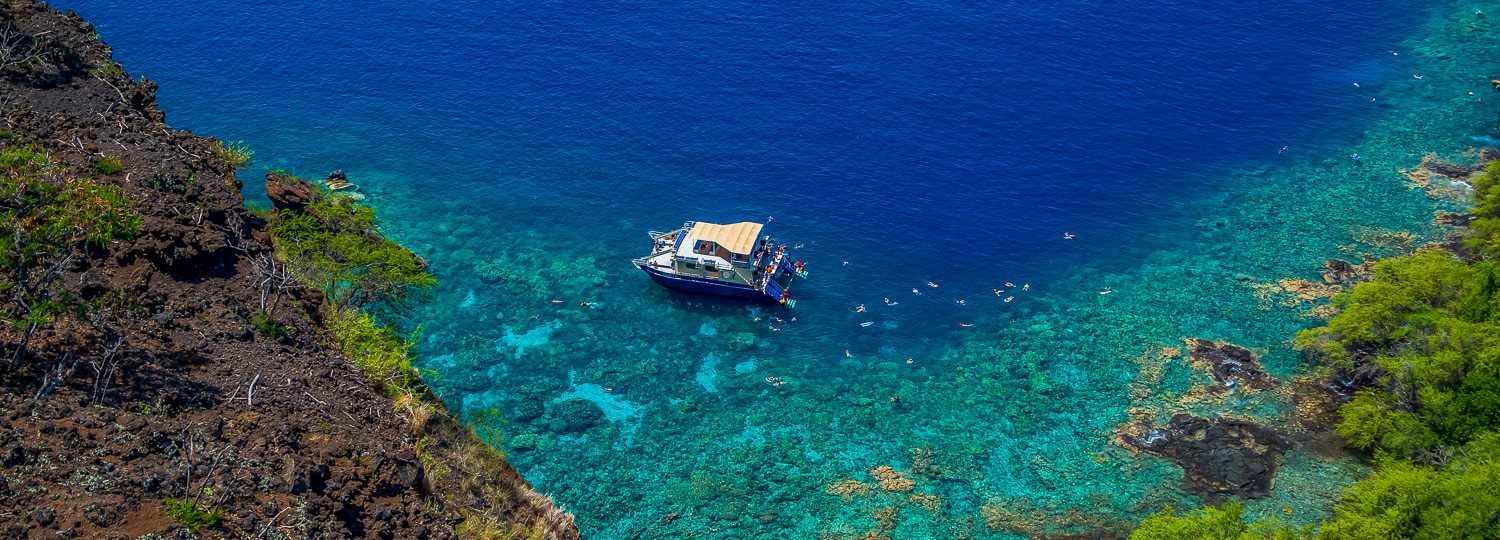 Fair Wind Cruises Boat Moored at Kealakekua Bay
