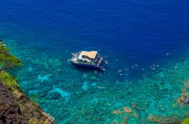 Fair Wind Cruises Boat Moored at Kealakekua Bay