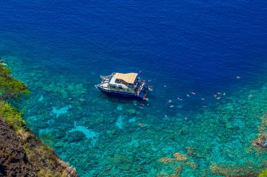 Fair Wind Cruises Boat Moored at Kealakekua Bay