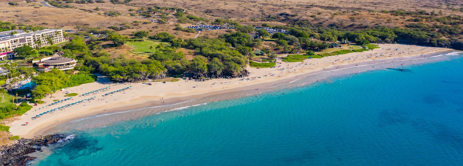 Aerial Photo of Hapuna Beach on the Island of Hawaii