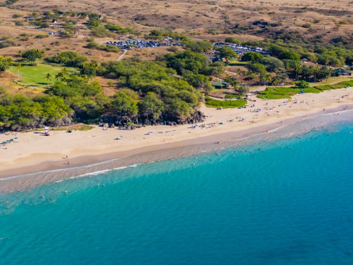 Aerial Photo of Hapuna Beach on the Island of Hawaii