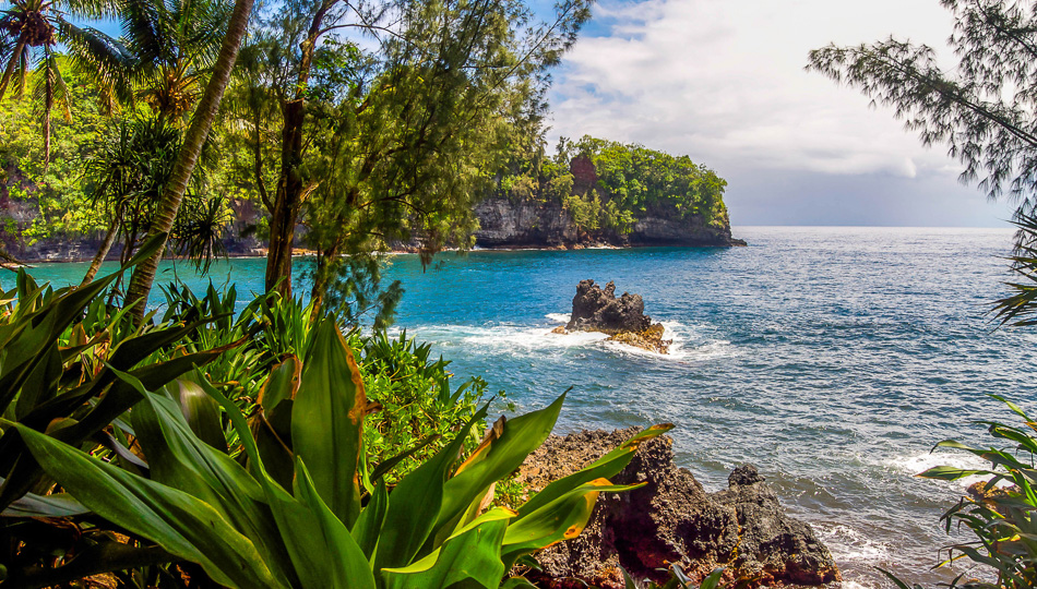 Hawaii Coastline near Puna Hawaii