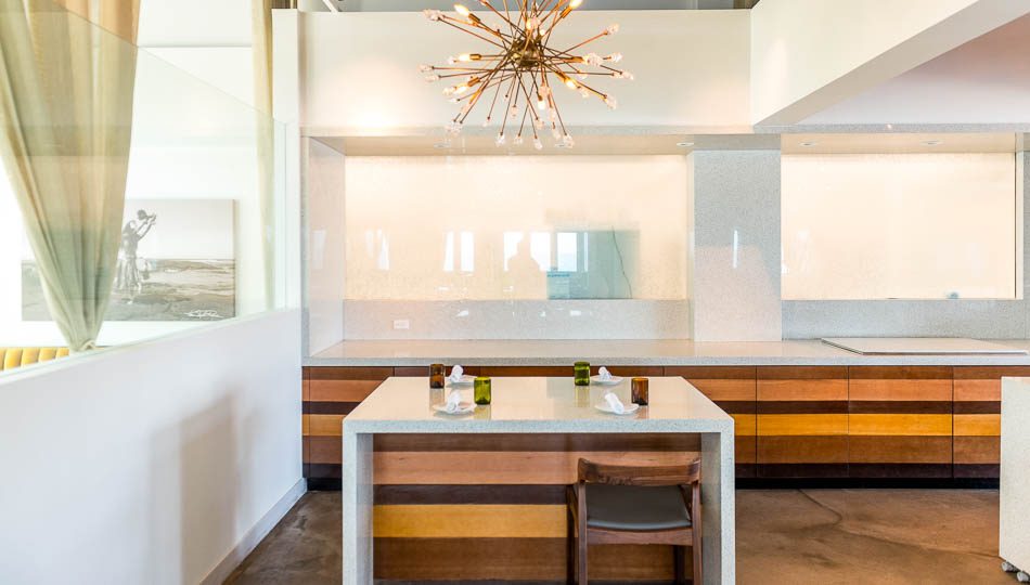 Elegant and modern seating at Hula Hulas Restaurant