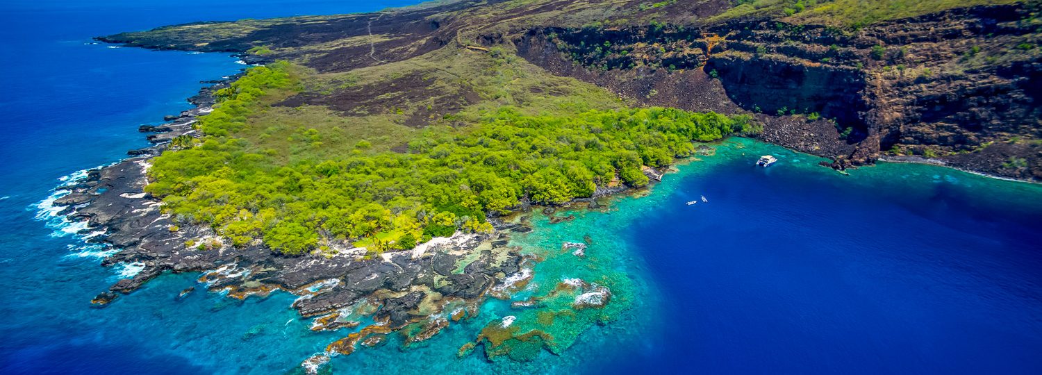 Kealakekua Bay from above