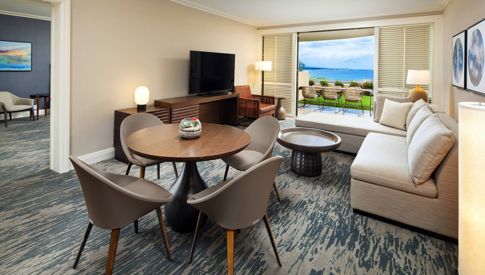 Westin Hapuna Beach Resort Guest Suite view of living room and dining area