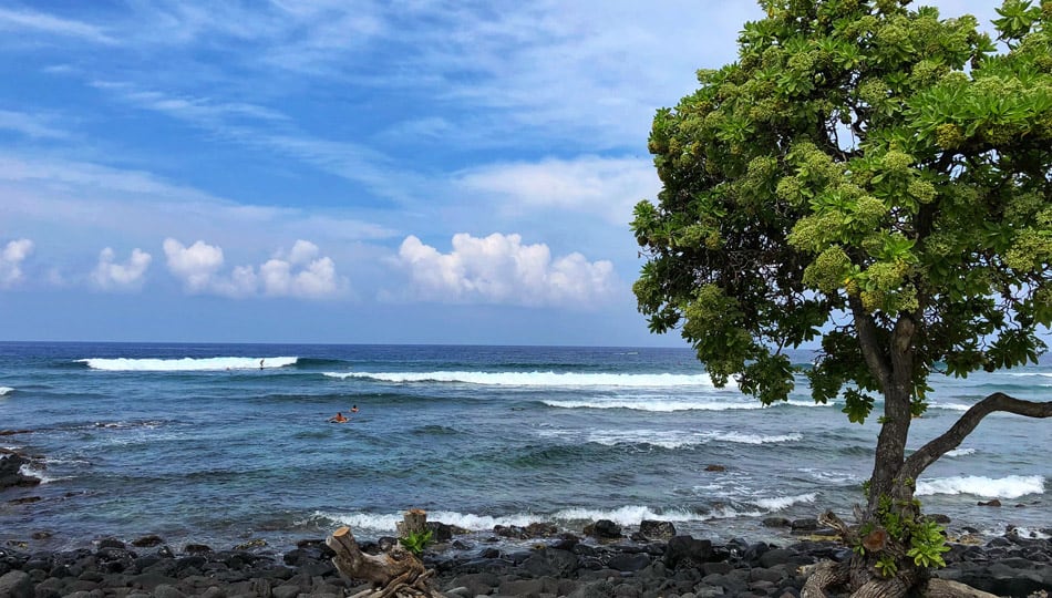 Kohanaiki Beach Park Surfers