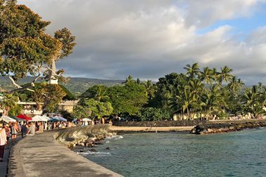 Downtown Kailua Kona During the Kokua Kailua Art Fair and Village Stroll