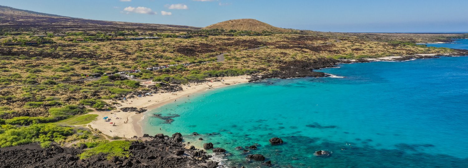 Aerial Photo of Maniniowali Beach at Kua Bay