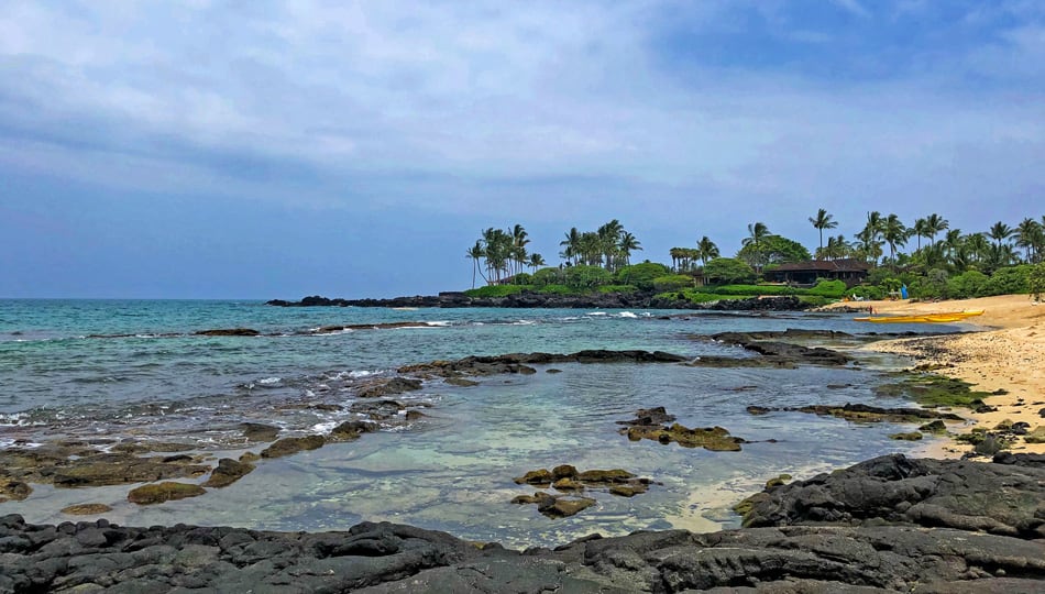 Kukio Beach Tidal Pools Looking North