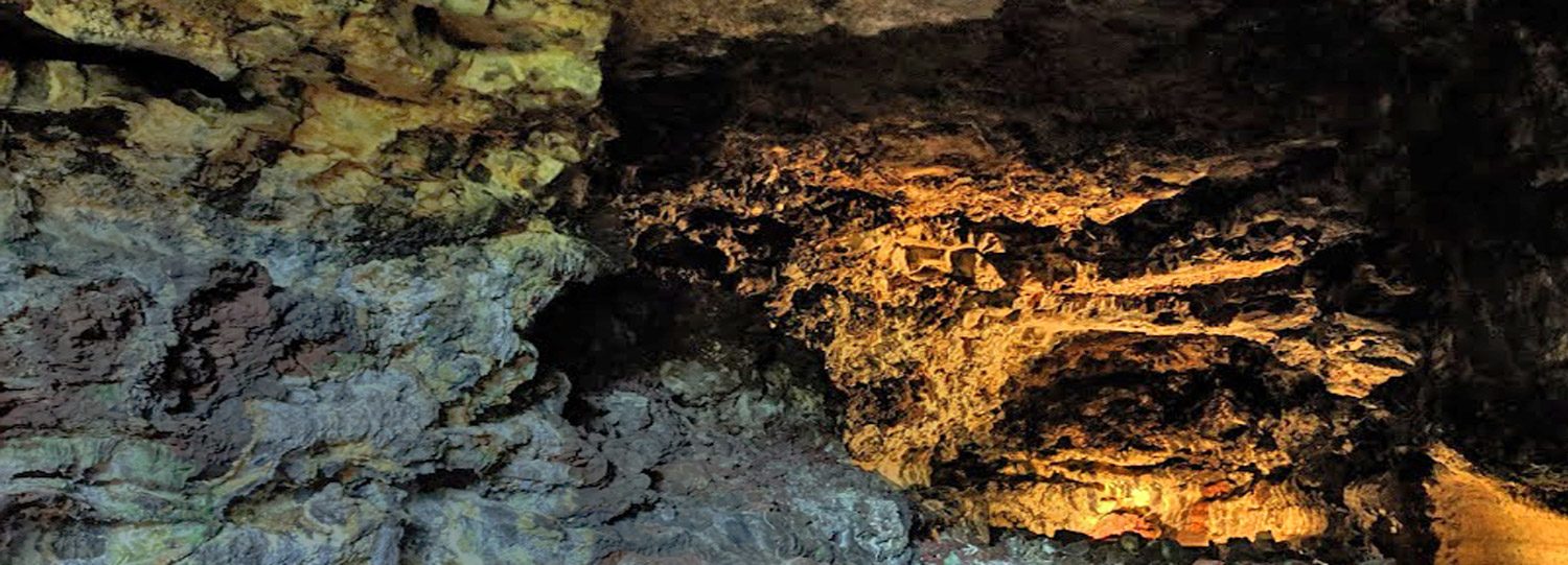 lava rock formations at the Kula Kai cavern