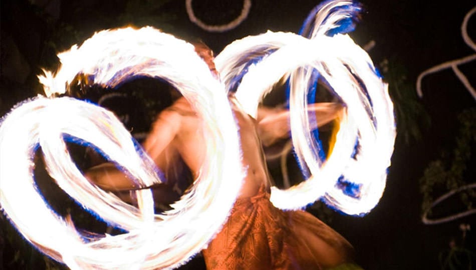 Legends of Hawaii Luau Fire Dancer