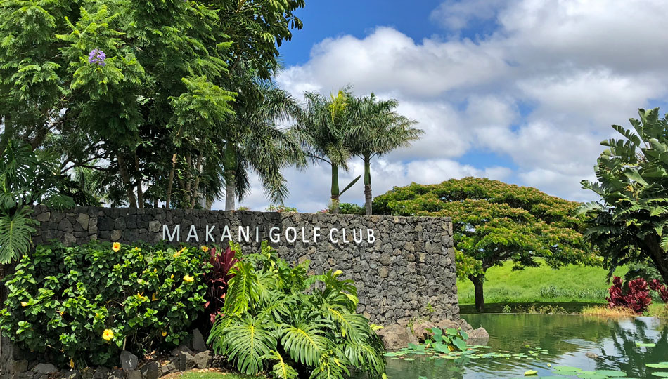Makani Golf Club Sign