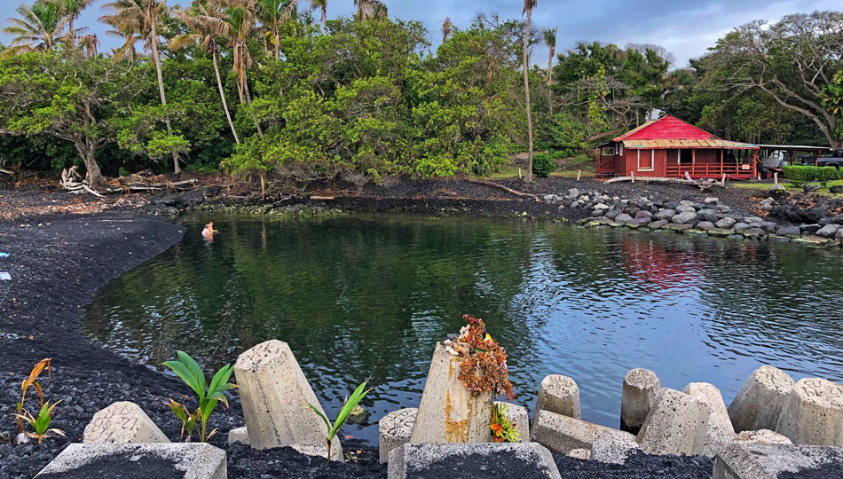 Isaac Hale Beach Park Boat Ramp after the 2018 Eruption