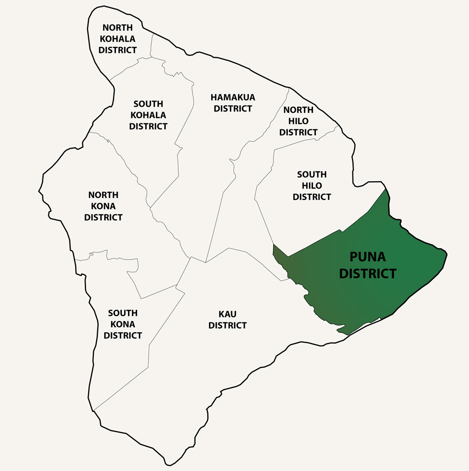 Puna Hawaii Map