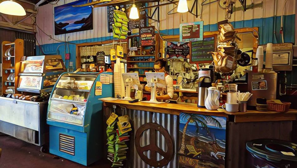 The Tin Shack Bakery Counter