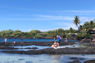Two Step at Honaunau Bay