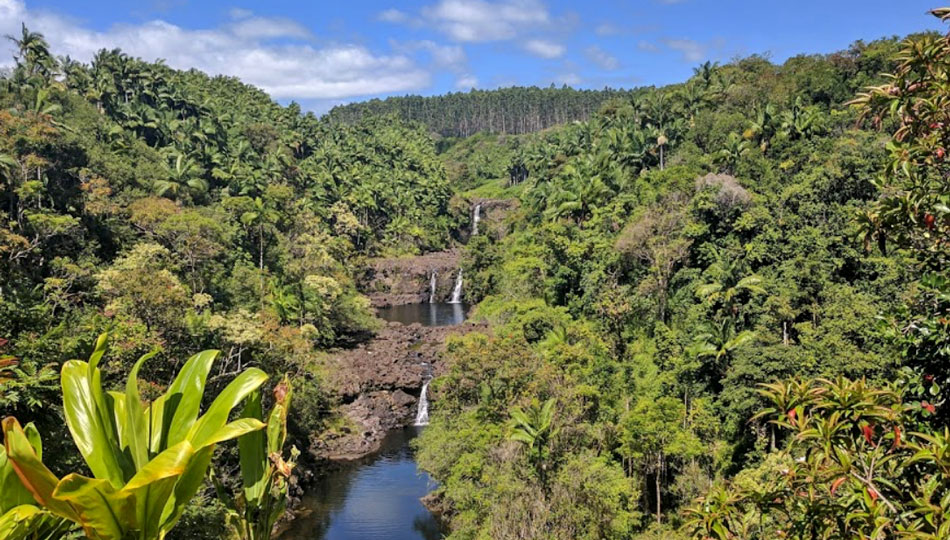 Three Cascading Big Island Waterfalls Make Up Umauma Falls